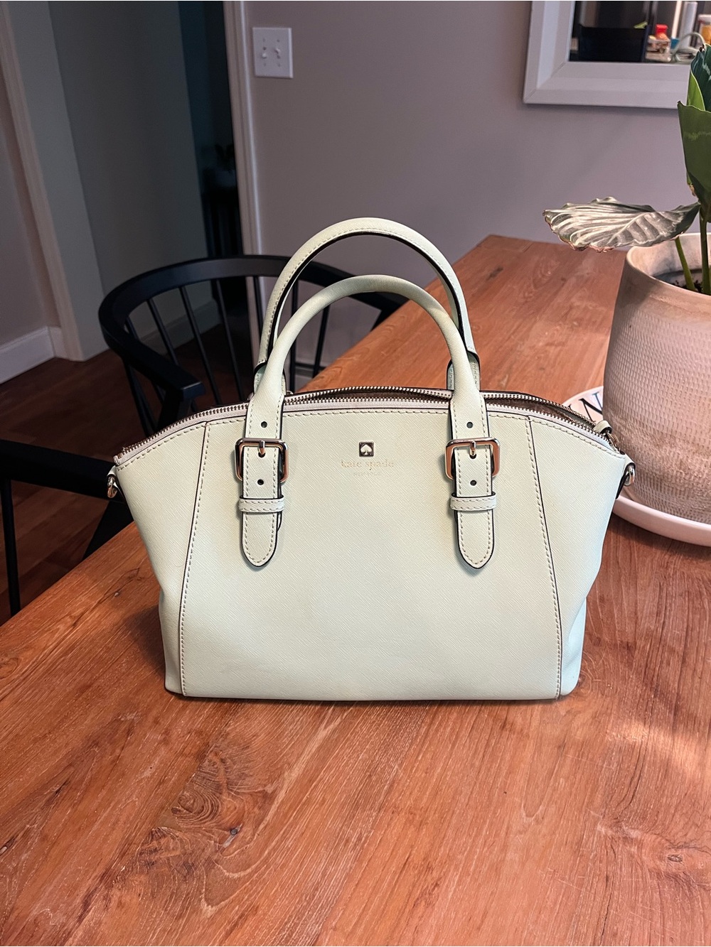 Kate Spade NY Charlotte Street Small Sloan Shoulder Bag in Mint Mojito
